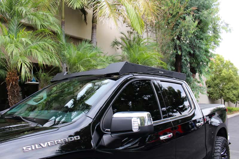 Go Rhino — Go Rhino 19-23 Chevrolet/GMC Silverado/Sierra 1500 CC Ceros Low Profile Roof Rack - Tex. Blk
Ceros Roof Rack - view 3
