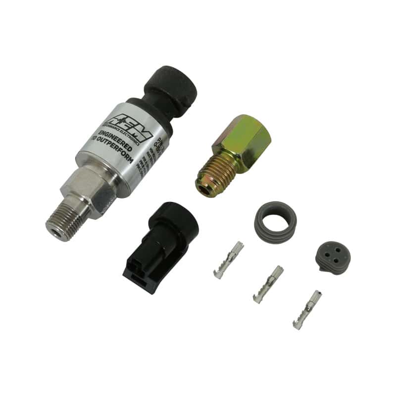AEM — AEM 10 BAR MAP or 150 PSIG Stainless Steel Sensor Kit
Sensors/Connectors
Sensor Kit - view 2