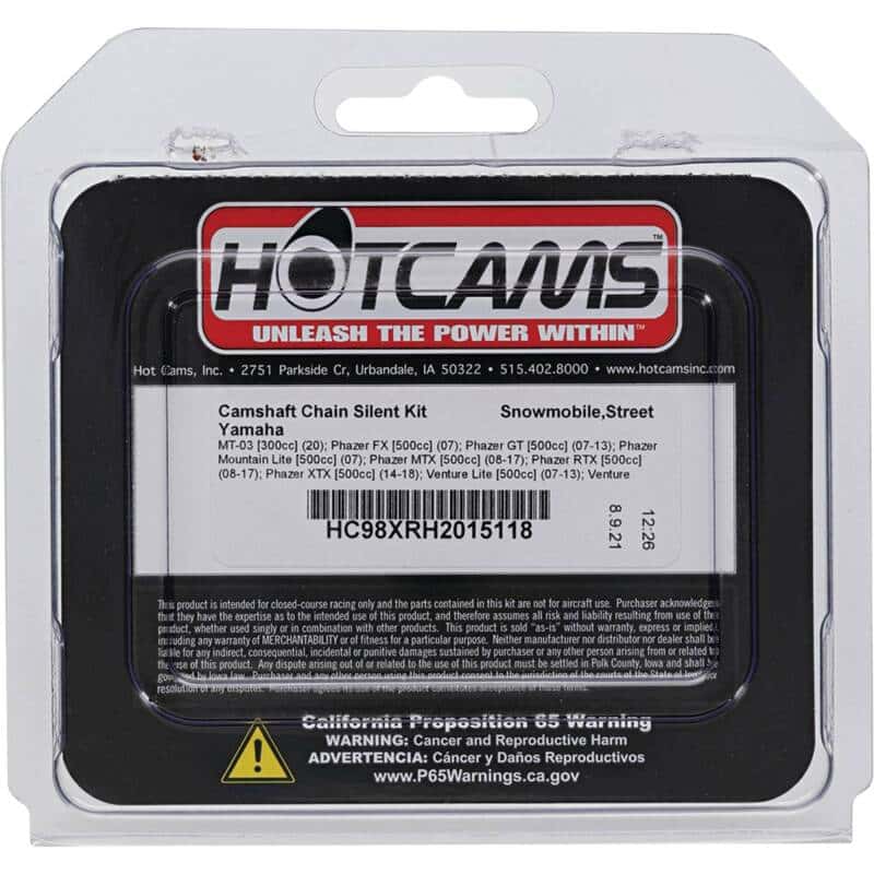 Hot Cams — Hot Cams 2020 MT-03 300cc/2007 Phazer FX 500cc Camshaft Chain Silent Kit - view 4