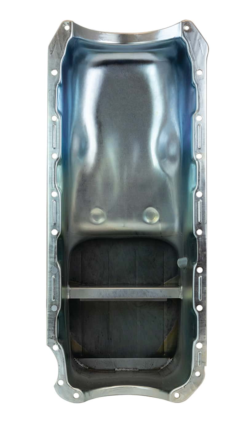 Moroso — Moroso Chevrolet Big Block Mark IV Kicked Out Wet Sump 6qt 8in Steel Oil Pan - view 2