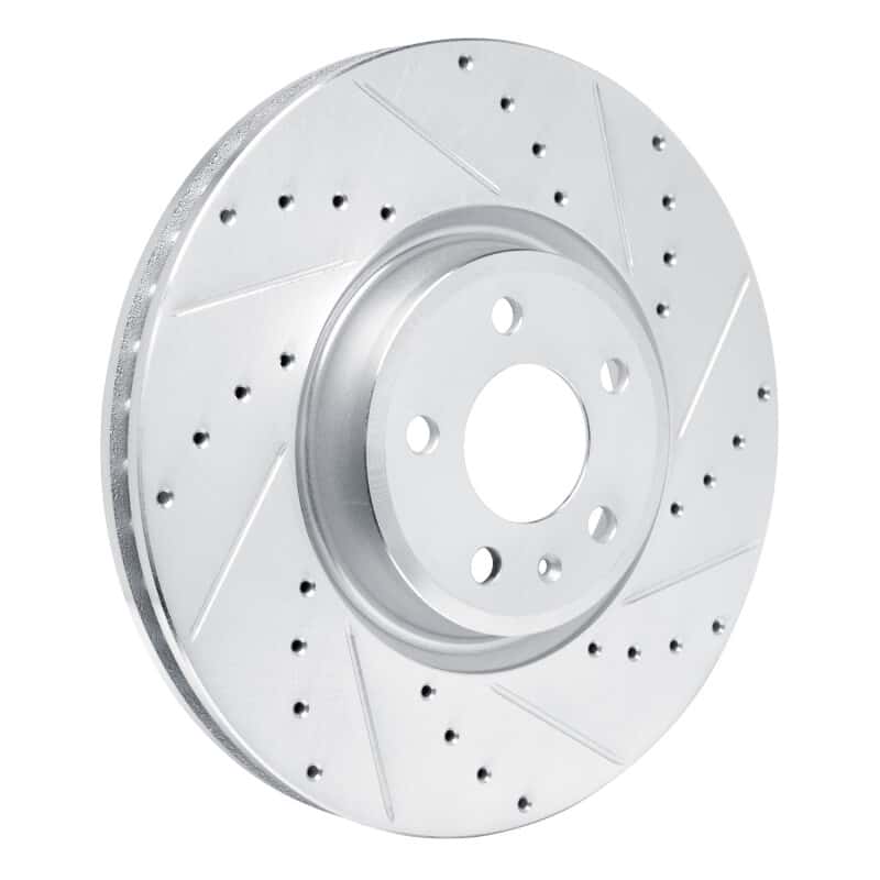 R1 Concepts — R1 18-25 Audi SQ5 Sportback Front Right Drilled & Slotted Silver Brake Rotor
R1 Brake Rotor Drill - view 2