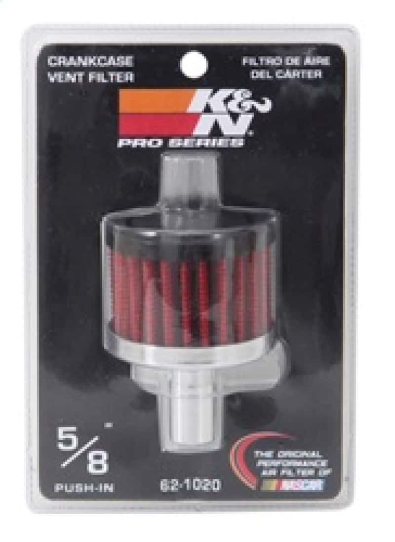 K&N Engineering — K&N Steel Base Crankcase Vent Filter .625in Vent OD x 2in OD x 1.5in Height
Vent Air Filter/Brea
Vent Air Filter - view 12