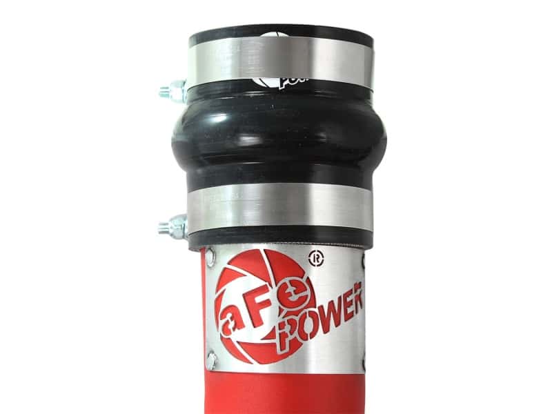 aFe — aFe Bladerunner Intercooler Tube Cold Side 3.5in 94-02 Dodge Trucks 5.9L - Red
Cold Charge Pipe - view 4