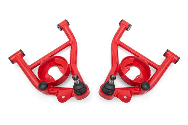 BMR Suspension — BMR 78-87 GM G-Body A-Arms Lower Delrin Bushings Std Ball Joint - Red
Lower Control Arms - view 1