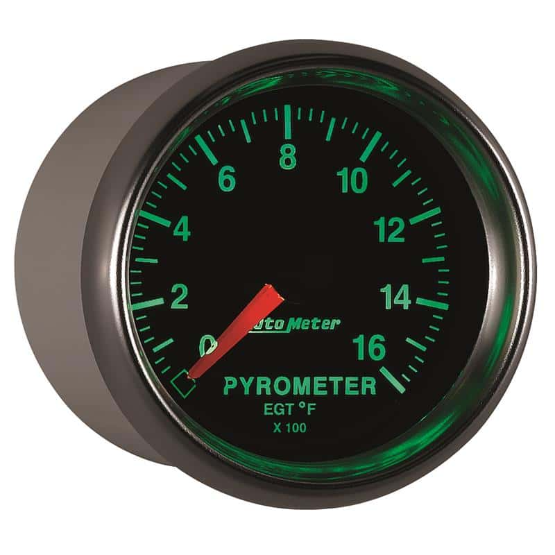 AutoMeter — Autometer GS 0-1600 degree F Full Sweep Electronic Pyrometer Gauge
2-1/16" PYROMETER KI - view 7