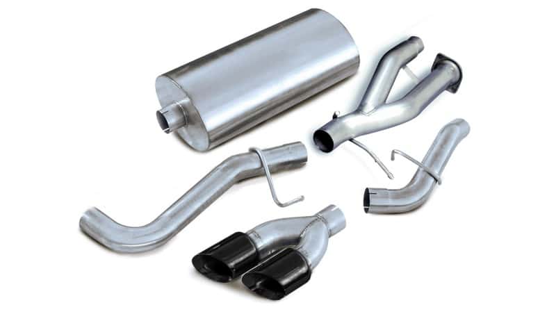 CORSA Performance — Corsa 2002-2006 Cadillac Escalade 6.0L V8 3in Cat-Back Single Side w Twin 4in Black Pro-Series Tips
Exhaust - view 1