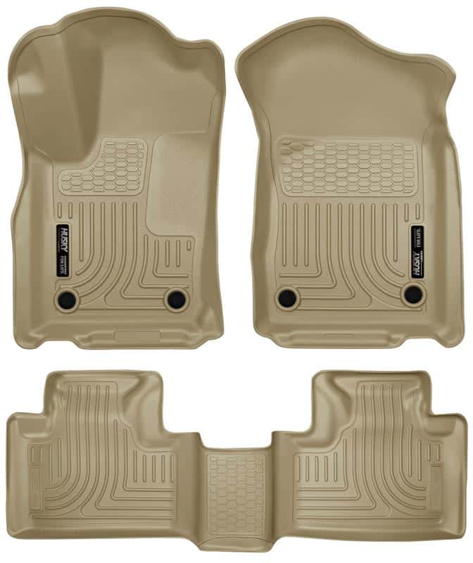 Husky Liners — Husky Liners 16-22 Dodge Durango Weatherbeater Tan Front & 2nd Seat Floor Liners
Floor Liners - view 3