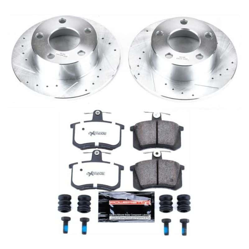 PowerStop — Power Stop 95-97 Audi A6 Rear Z26 Street Warrior Brake Kit - view 1
