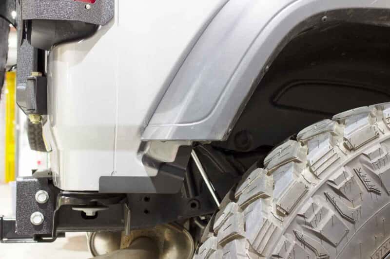 Fishbone Offroad — Fishbone Offroad 2018+ Jeep Wrangler JL 2/4 Door - Black Quarter Panel Chip Guards - view 3