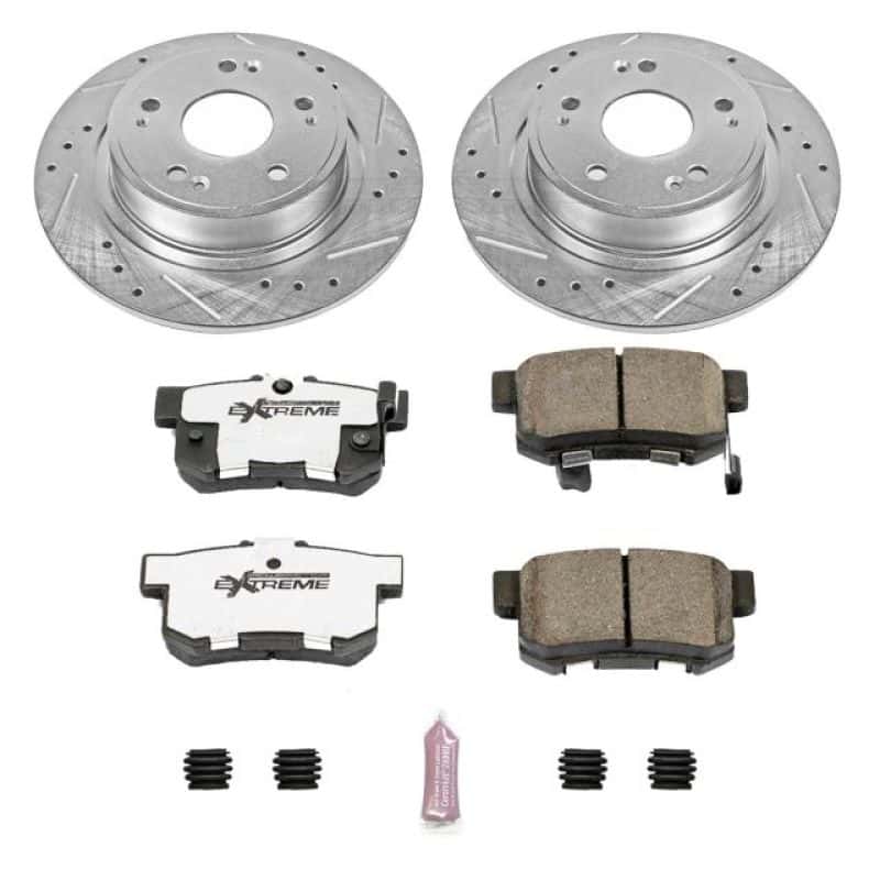 PowerStop — Power Stop 16-18 Acura ILX Rear Z26 Street Warrior Brake Kit - view 1