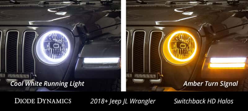 Diode Dynamics — Diode Dynamics Halo Lights LED 50mm Switchback (Pair) - view 6