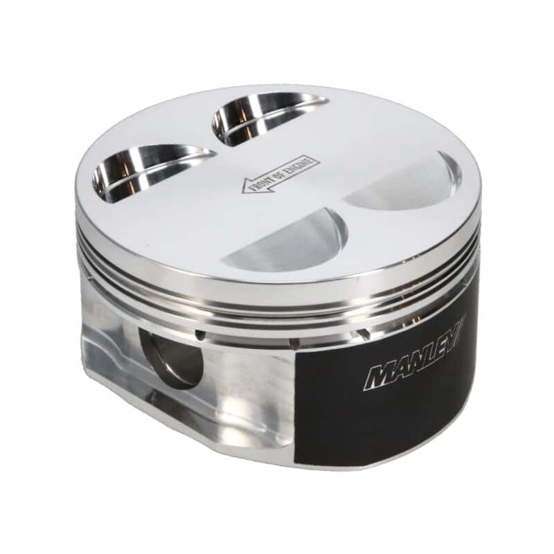 Manley Performance — Manley Nissan GT-R 3.8L VR38DETT 99mm Bore 9.8:1 CR -2cc Dish Extreme Duty Piston Set w/ Rings
Piston Set - view 5