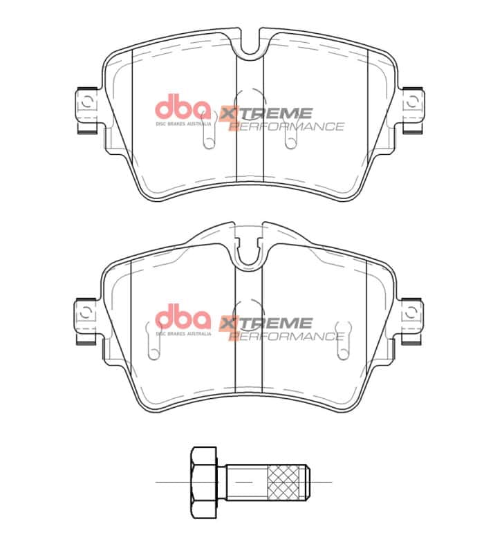 DBA — DBA 14-22 Mini Cooper S (5 Lug) Front XP Performance Brake Pads
Brake Pad - view 1