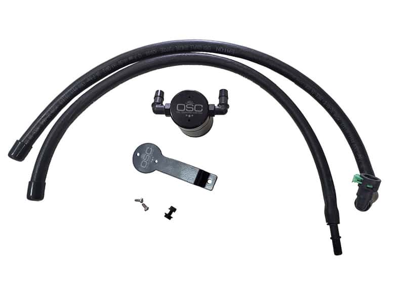 J&L — J&L 2020-2024 Ford Explorer 2.3L EcoBoost Driver Side Oil Separator 3.0 - Black Anodized
Oil Separator - view 1
