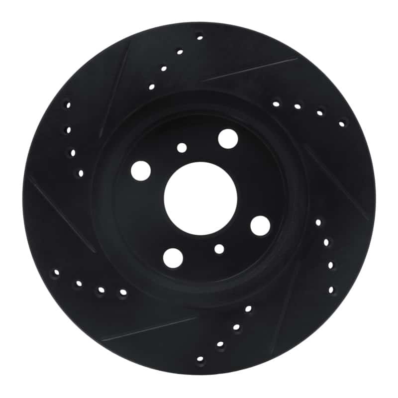 R1 Concepts — R1 06-19 Scion IQ Front Right Drilled & Slotted Black Brake Rotor
R1 Brake Rotor Drill - view 5