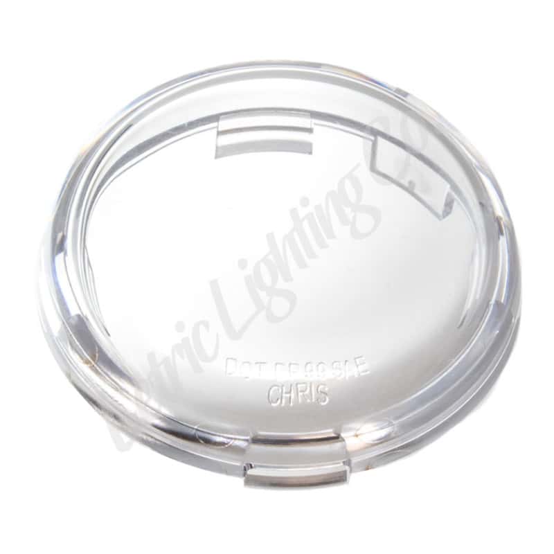 Letric Lighting — Letric Lighting Clear Bullet Turn Signal Lenses 2in - view 1