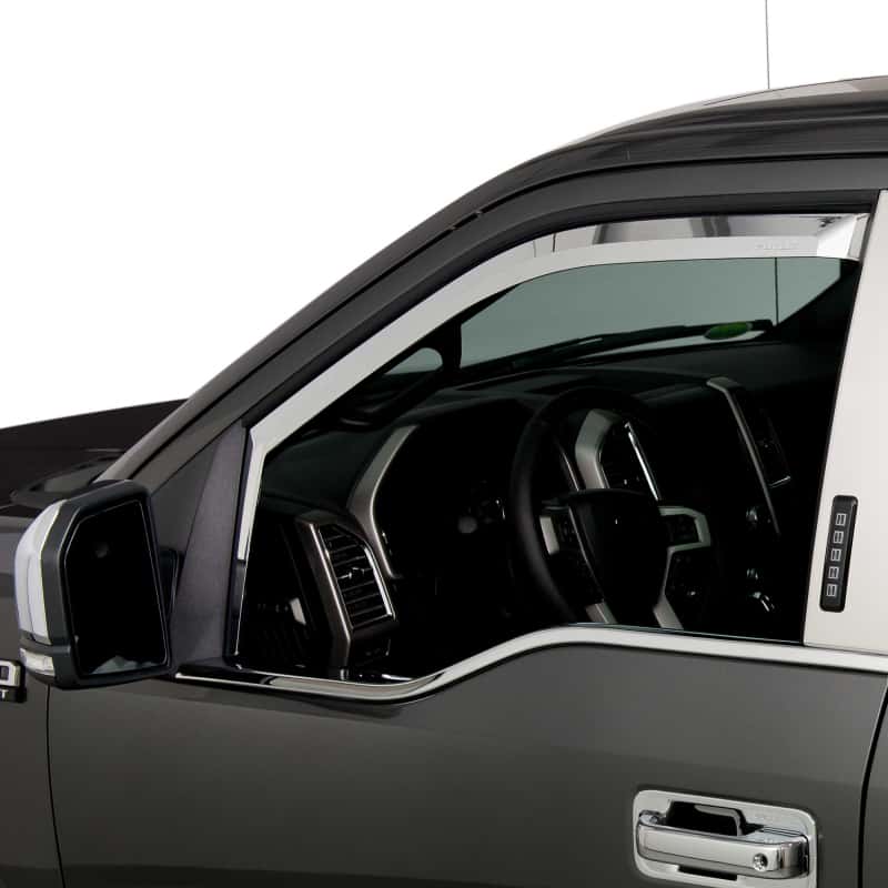 Putco — Putco 02-06 GMC Sierra EXT cab/Crew Cab (Front Only) - Excl Reg Cab Element Chrome Window Visors
Side Window Vent - view 6
