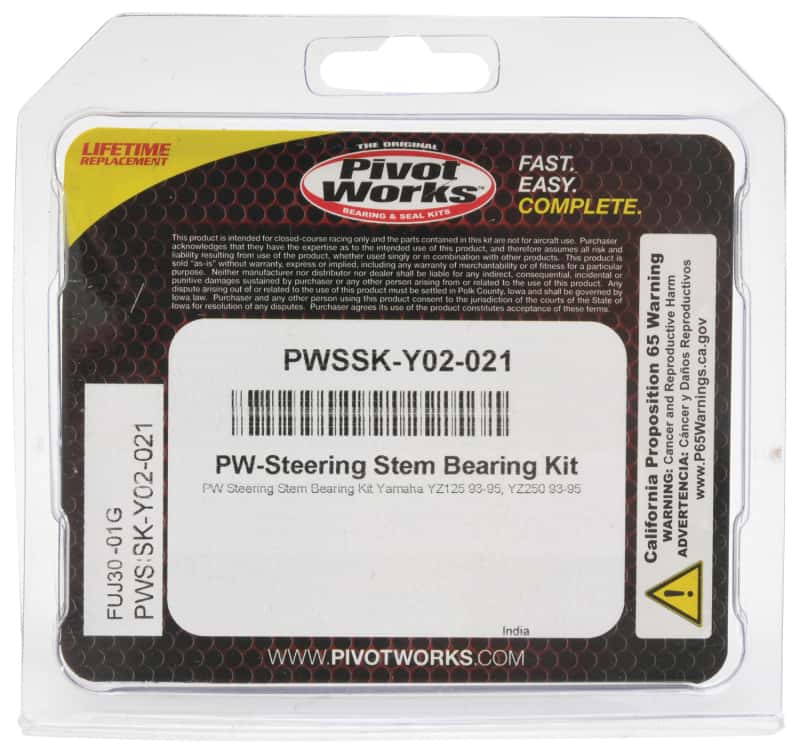 Pivot Works — Pivot Works 93-95 Yamaha YZ125 Steering Stem Bearing Kit - view 3