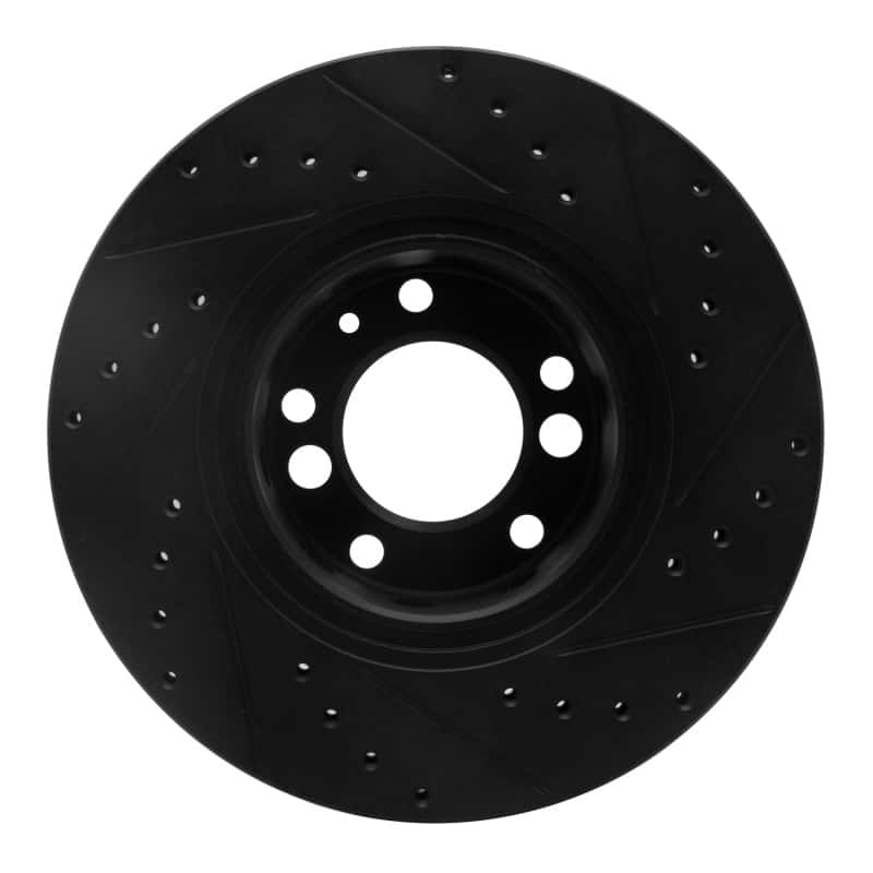 R1 Concepts — R1 91-93 BMW M5 Front Left Drilled & Slotted Black Brake Rotor
R1 Brake Rotor Drill - view 5