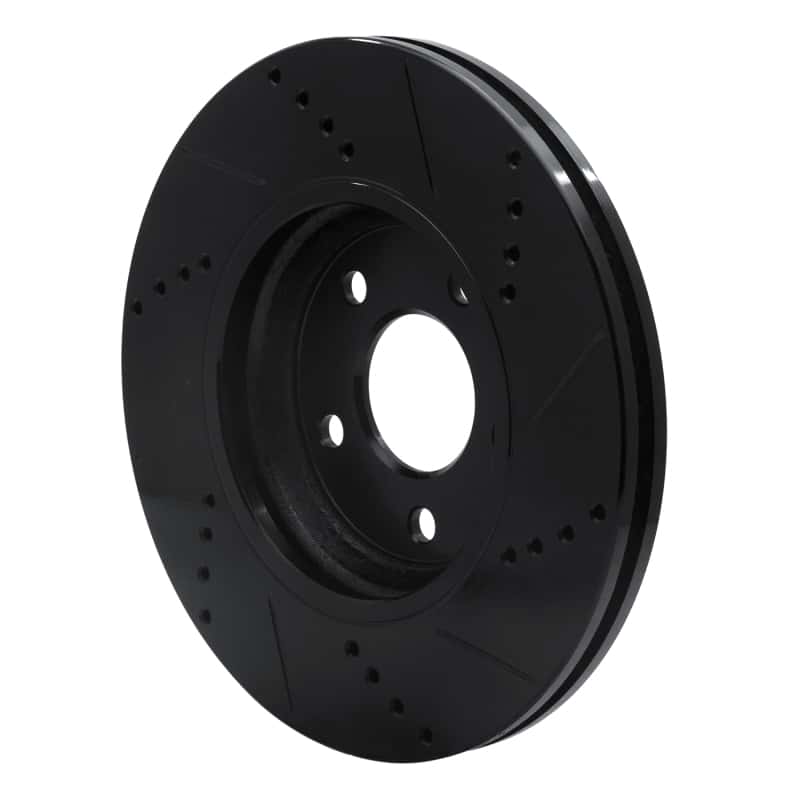 R1 Concepts — R1 04-12 Chevrolet Malibu Front Left Drilled & Slotted Black Brake Rotor
R1 Brake Rotor Drill - view 4
