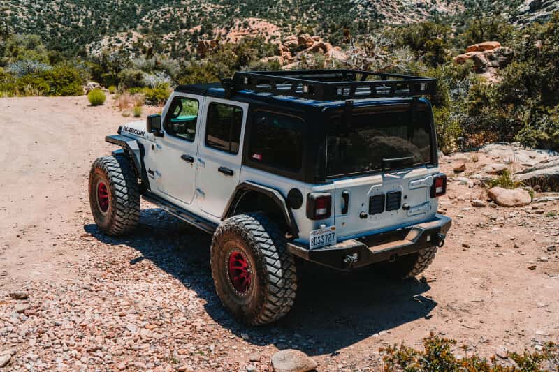 Body Armor 4x4 — Body Armor 4x4 2018+ Jeep Wrangler Full Width Rear Bumper w/ Tire Carrier Mount
Rear Bumper - view 3