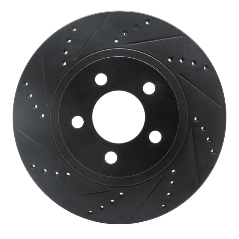 R1 Concepts — R1 01-11 Ford Ranger (USA/Canada) Front Left Drilled & Slotted Black Brake Rotor
R1 Brake Rotor Drill - view 1