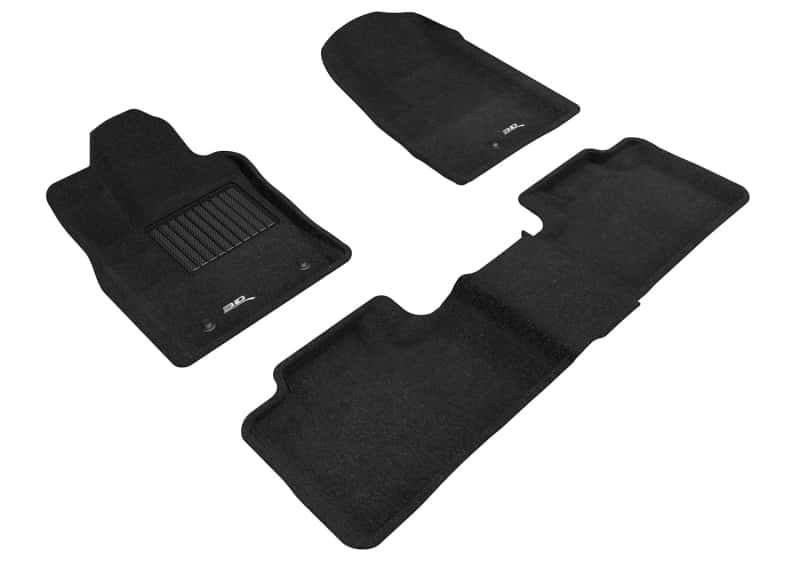 3D MAXpider — 3D MAXpider 12-23 Dodge Durango 5-Seat Elegant Black R1 R2 (2 Posts On Front Passenger Floor)
Floor Mat Set - view 1