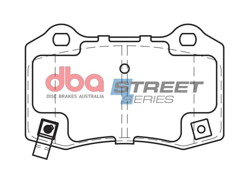 DBA — DBA 06-13 Dodge Charger SRT8 Rear Street Series Brake Pads
Brake Pad - view 1