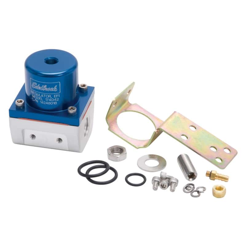 Edelbrock — Edelbrock Fuel Pressure Regulator EFI 180 GPH 35-90 PSI -6 In/Out -6 Return Blue/Clear
PUMPS - view 1