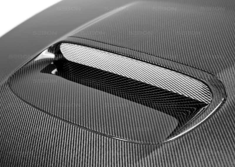 Seibon — Seibon 08-09 Subaru WRX/STi OEM Carbon Fiber Hood - view 16