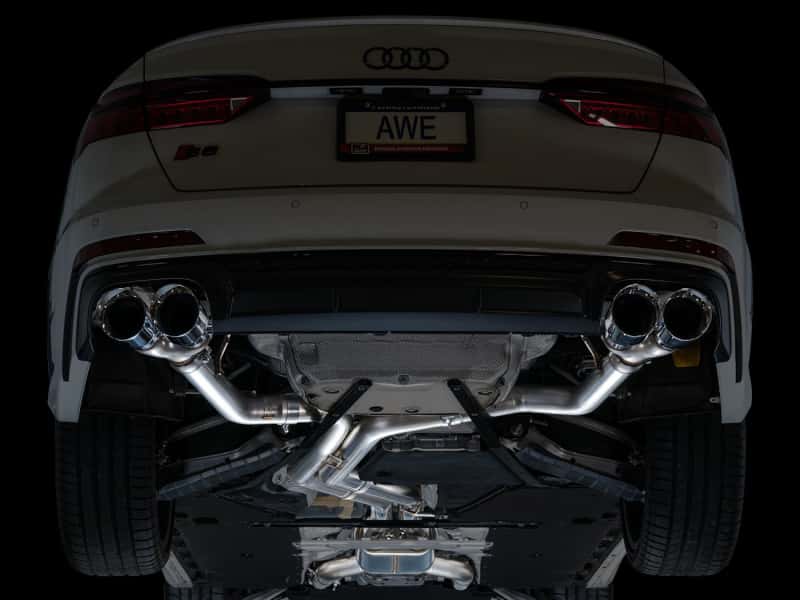 AWE Tuning — AWE Tuning 19-23 Audi C8 S6/S7 2.9T V6 AWD Track Edition Exhaust - Chrome Silver Tips
Track Exhaust - view 14