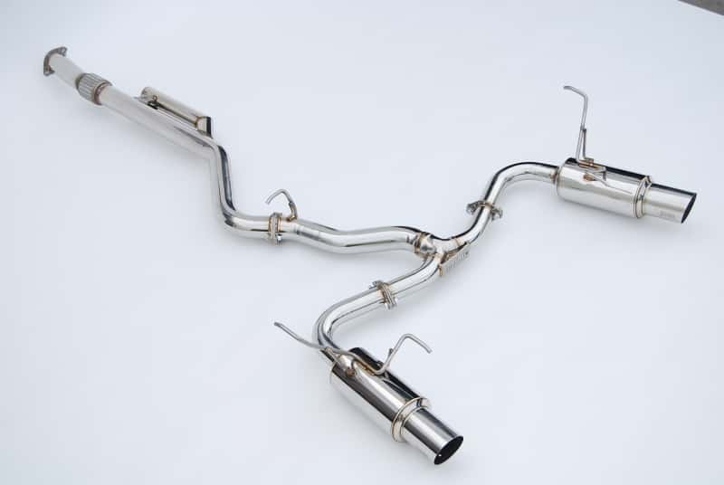 Invidia — Invidia 2022+ Subaru WRX N1 Twin Outlet Single Layer SS Tip Cat-Back Exhaust - view 2
