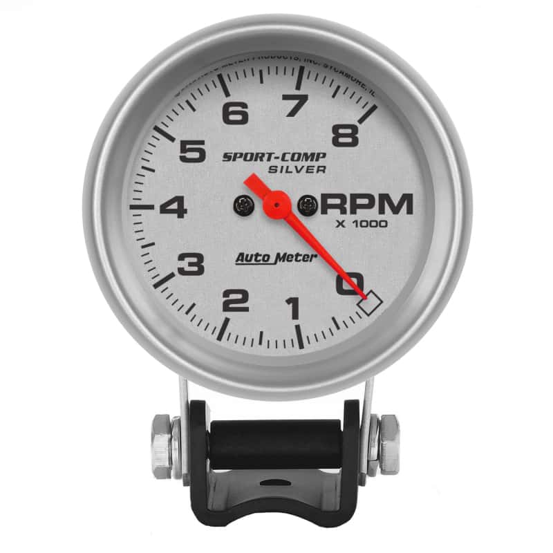 AutoMeter — Autometer Ultra-Lite 2-5/8in Pedestal Tachometer 0-8000 RPM Gauge
2-5/8" TACH, 8,000 R - view 1