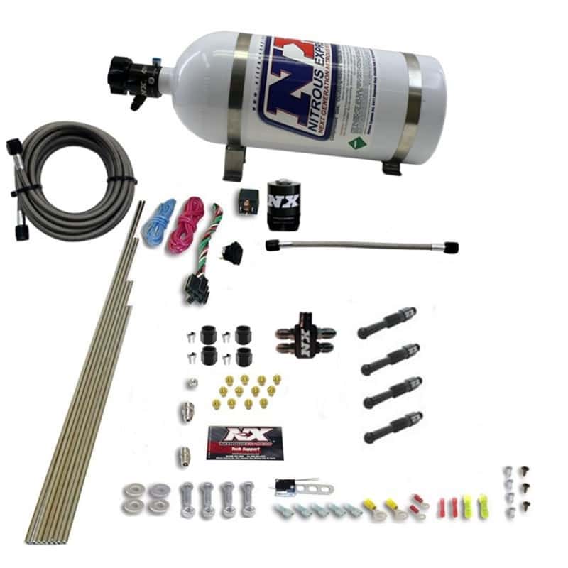 Nitrous Express — Nitrous Express Dry Direct Port Nitrous Kit 4 Cyl w/10lb Bottle
Injection System Kit
N2OSys - view 1