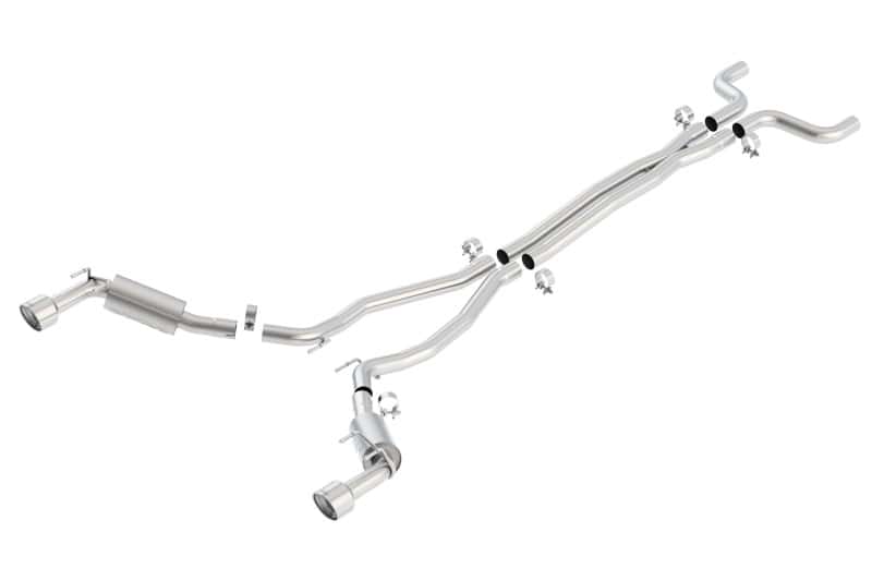 Borla — Borla 2010 Camaro 6.2L V8 S Type Catback Exhaust (does not work w/ factory ground affects package -
Cat-Back System
ExhstSysKt - view 4