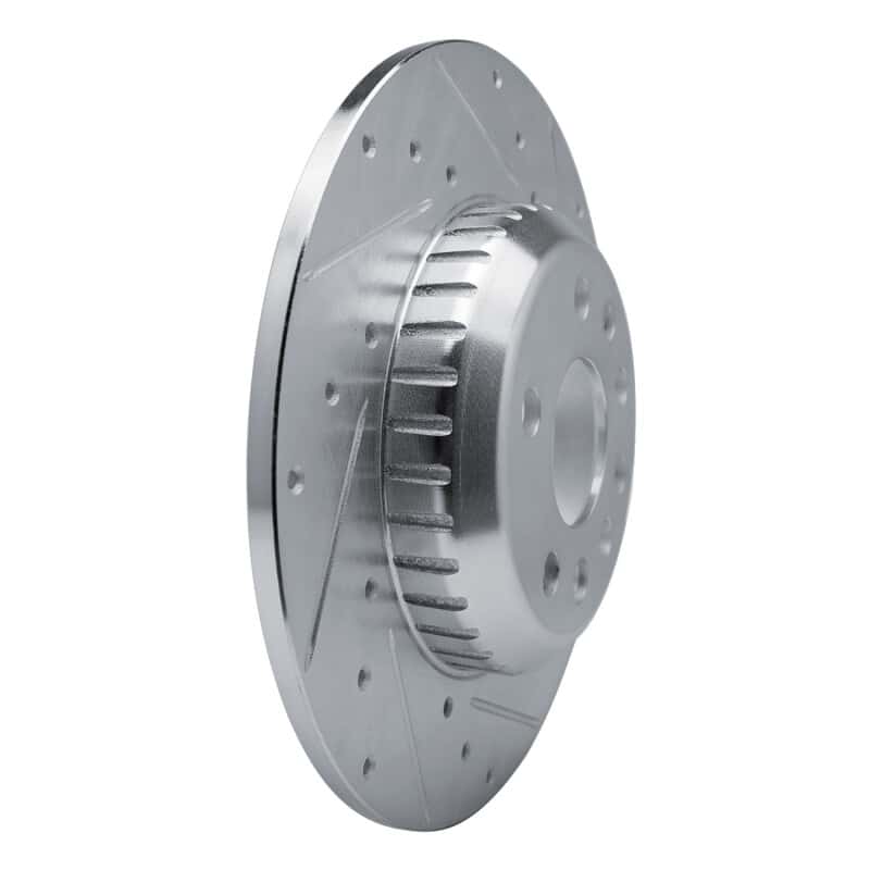 R1 Concepts — R1 20-22 Jaguar E-Pace Rear Right Drilled & Slotted Silver Brake Rotor
R1 Brake Rotor Drill - view 2