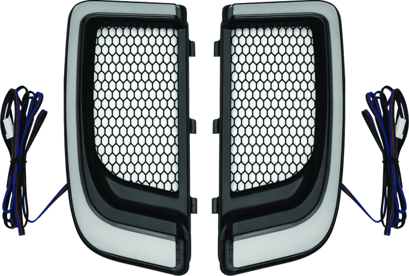 Kuryakyn — Kuryakyn Tracer Lower Fairing Grill Black - view 1