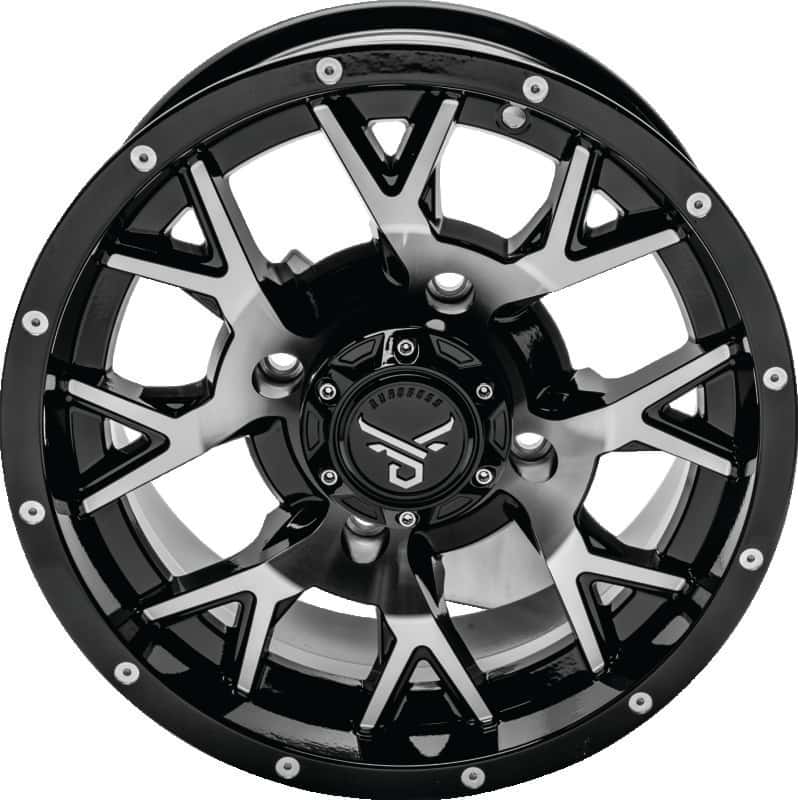 QuadBoss — QuadBoss Barbwire 14X7 - 5+2 - 4/137 - Black Machined - view 2