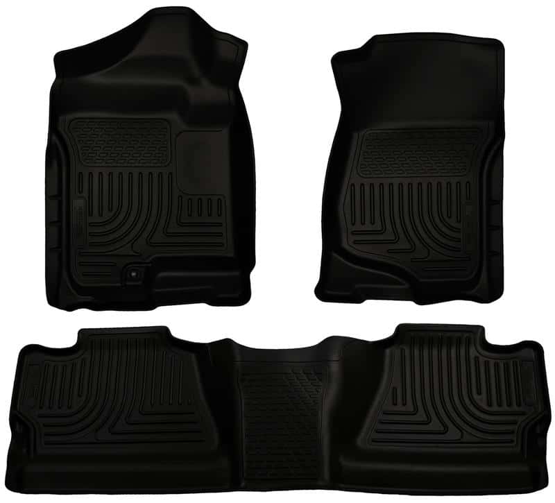 Husky Liners — Husky Liners 07-12 Chevy Silverado/GMC Sierra Crew Cab WeatherBeater Combo Black Floor Liners
Floor Liners - view 2