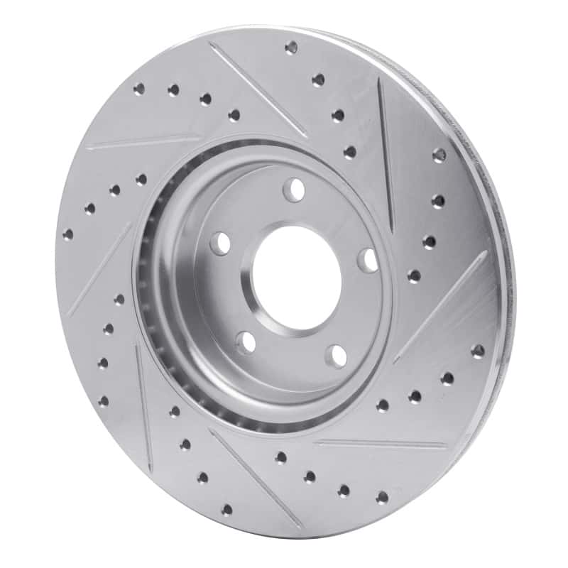 R1 Concepts — R1 04-19 Ford Escape Front Left Drilled & Slotted Silver Brake Rotor
R1 Brake Rotor Drill - view 4