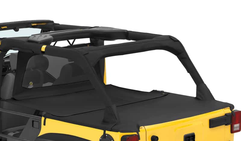 Bestop — Bestop 07-18 Jeep Wrangler JK 4-Door Duster Deck Extension (Black Diamond)
Deck Cover Extension - view 1