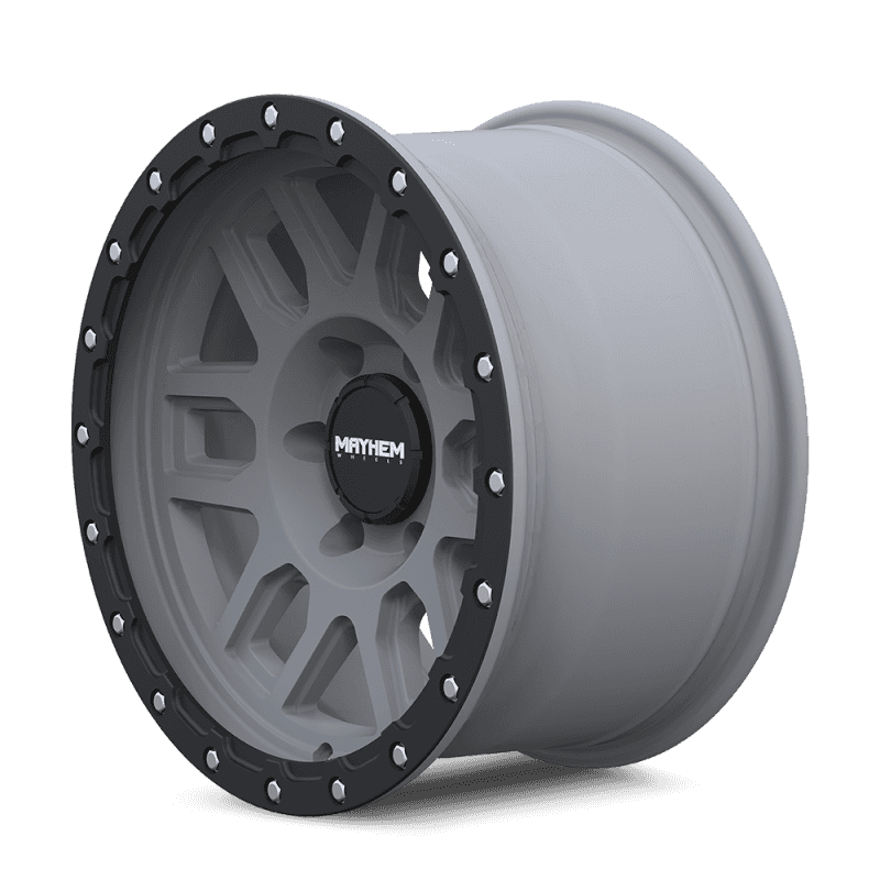 Mayhem — Mayhem 8304 Delta 17x9 / 6x139.7 BP / -12mm Offset / 106mm Hub Matte Gunmetal- Matte Black Lip Wheel
MAYHEM 8304 - view 2