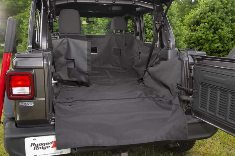 Rugged Ridge — Rugged Ridge C3 Cargo Cover 18-22 Jeep Wrangler JL 4dr (Excl. 4XE Models)
Cargo Area Liner
OFFROAD_INTERIOR - view 5