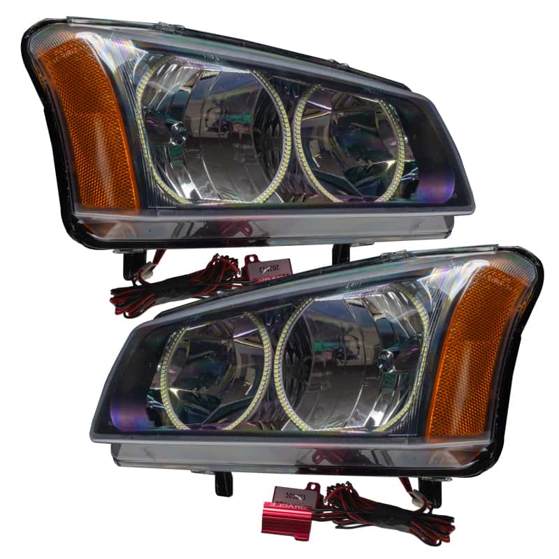 ORACLE Lighting — Oracle Lighting 03-06 Chevrolet Silverado Pre-Assembled LED Halo Headlights -UV/Purple - view 3
