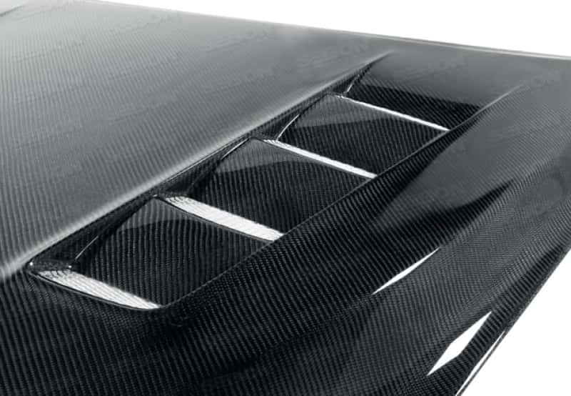 Seibon — Seibon 08-09 Lexus IS-F (USE20L) TSII Style Carbon Fiber Hood - view 4