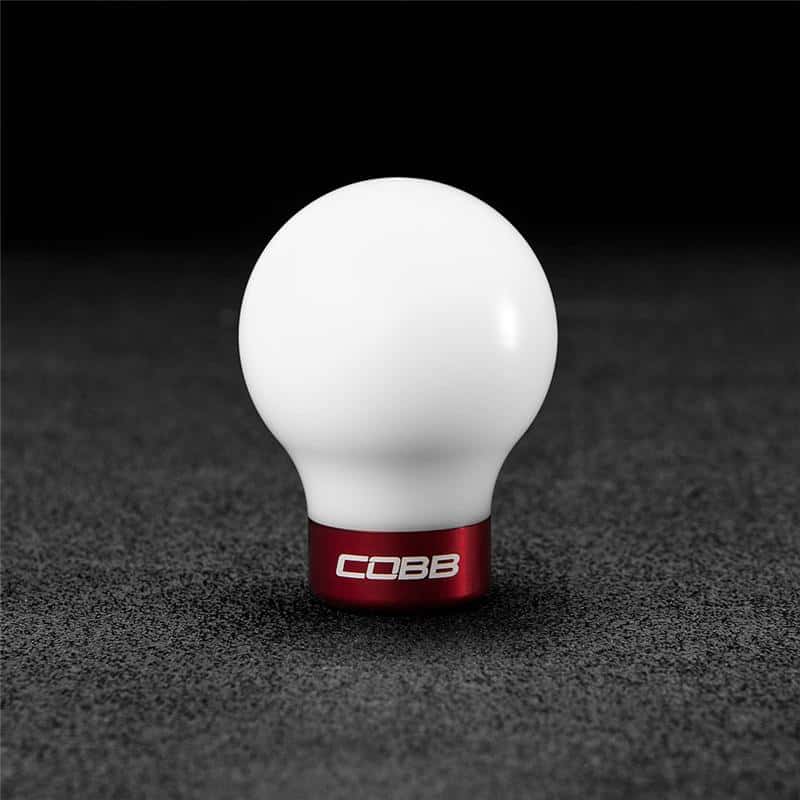 COBB — Cobb Subaru 6-Speed COBB Shift Knob - White w/Race Red Collar (Non-Weighted)
Cobb Subaru 6-Speed COBB Knob - White Knob w/ Race Red - view 2