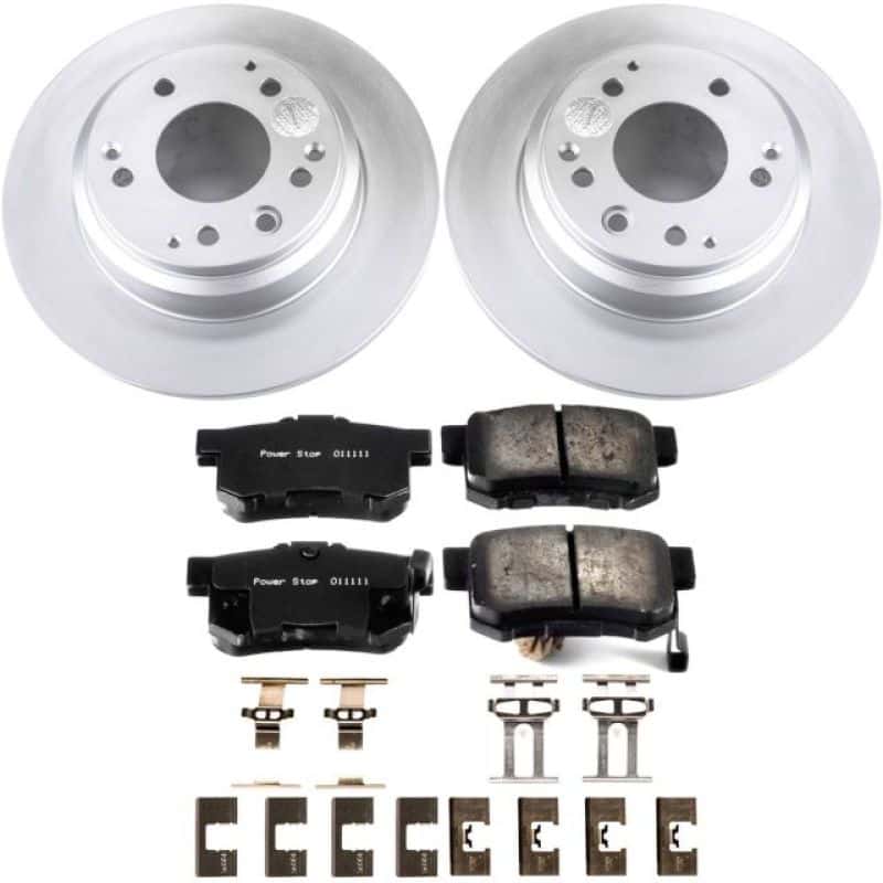 PowerStop — Power Stop 96-98 Acura RL Rear Z17 Evolution Geomet Coated Brake Kit - view 1