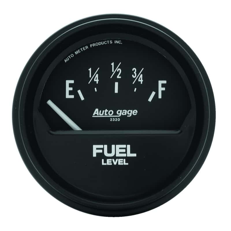AutoMeter — AutoMeter Gauge Fuel Level 2-5/8in. 73 Ohm(e) to 10 Ohm(f) Elec Black Autogage
GA 2.6" FU 73-10 AG - view 1