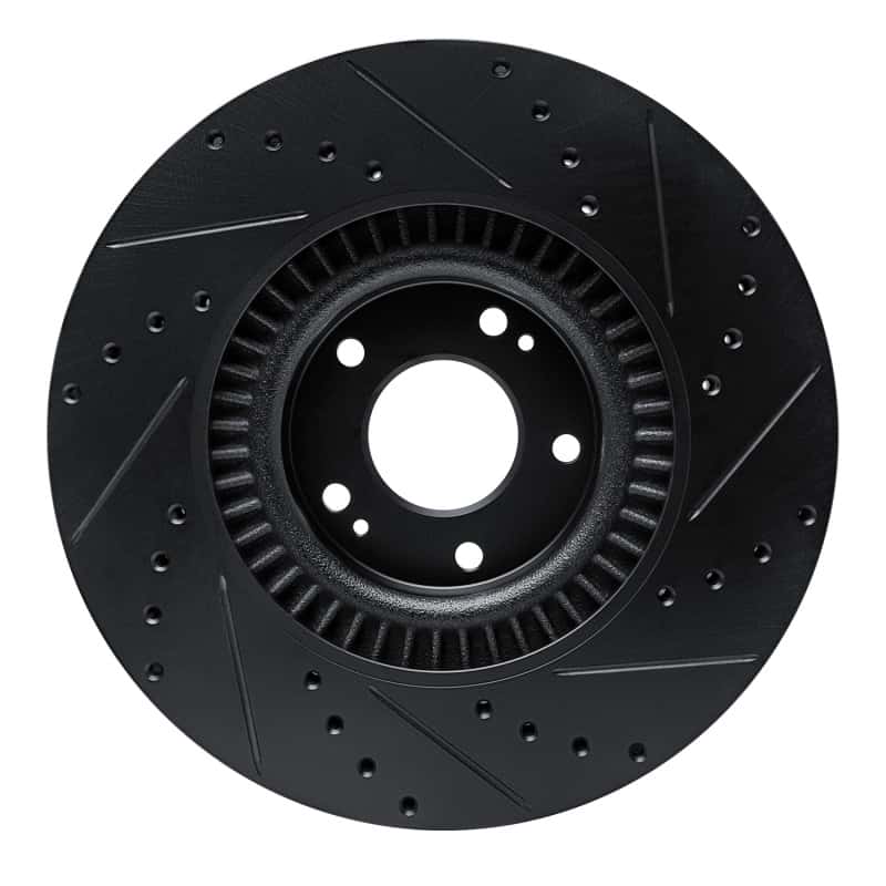 R1 Concepts — R1 20-25 Hyundai Palisade Front Left Drilled & Slotted Black Brake Rotor
R1 Brake Rotor Drill - view 5