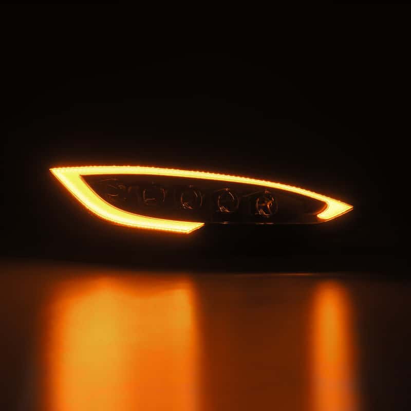 AlphaRex — AlphaRex 12-21 Tesla Model S NOVA-Series LED Proj Headlights Blk w/Activtn Light & Seq.Sig / SB DRL
Projector Headlights - view 3